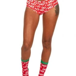Tipsy Elves Women's Ho Ho Ho Underwear & Socks Gift Set