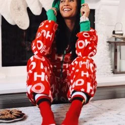 Tipsy Elves Women's Santa Claus Socks