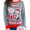 Tipsy Elves Women's Nice Package Michael Scott Sweater 1 Tipsy Elves Women's Nice Package Michael Scott Sweater