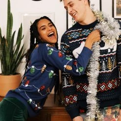 Tipsy Elves Women's Christmas Lights Ugly Christmas Sweater 13 Tipsy Elves Women's Christmas Lights Ugly Christmas Sweater