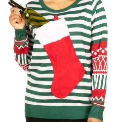 Tipsy Elves Women's Stocking Stuffer Ugly Christmas Sweater