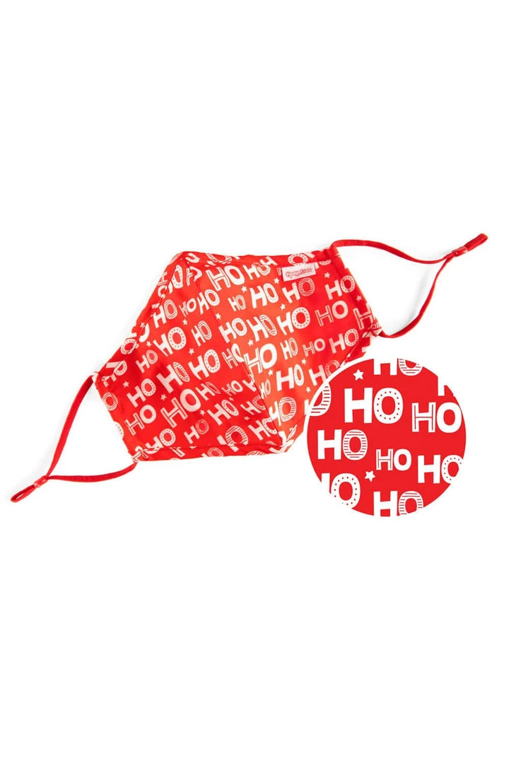 Tipsy Elves Ho Ho Ho Face Mask 3 Tipsy Elves Ho Ho Ho Face Mask