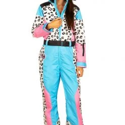 Tipsy Elves Women's Snow Leopard Ski Suit Trending