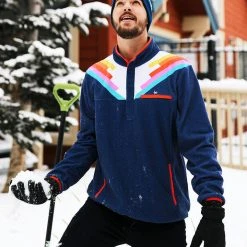 Tipsy Elves Men's Santa Fe Shredder Fleece