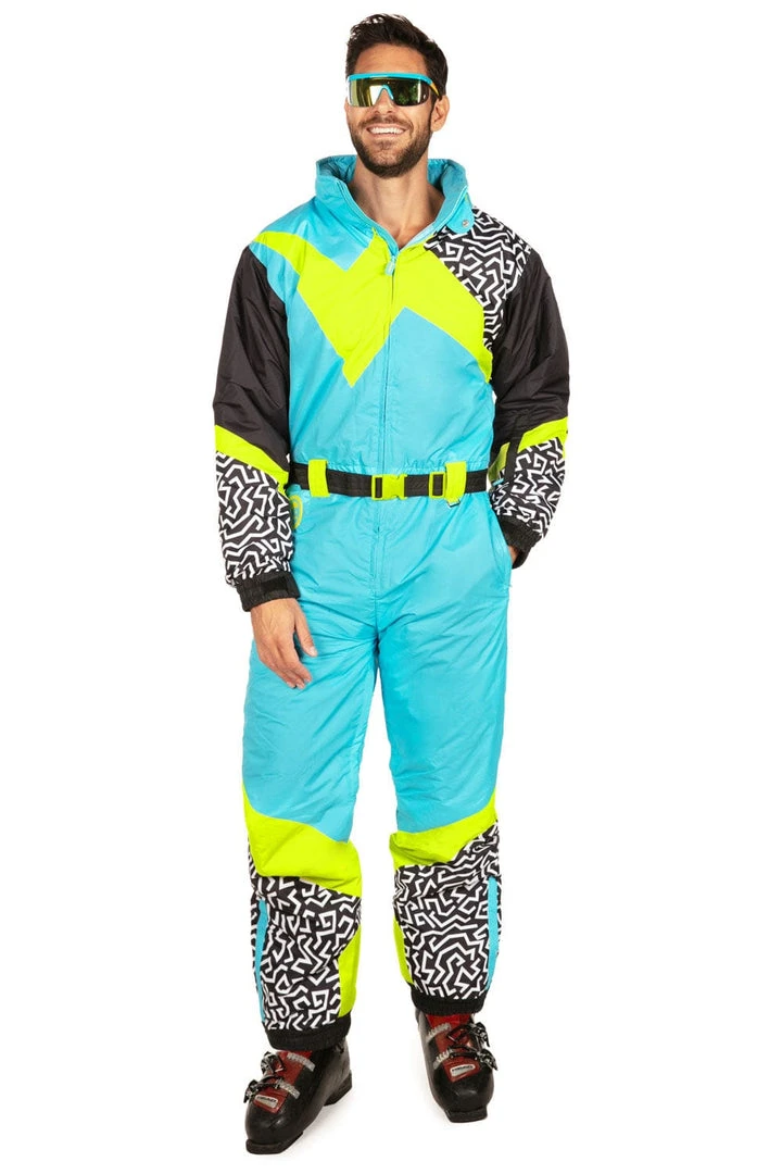 Tipsy Elves Men's Electric Feel Ski Suit Holidays & Occasions 3 Tipsy Elves Men's Electric Feel Ski Suit Holidays & Occasions