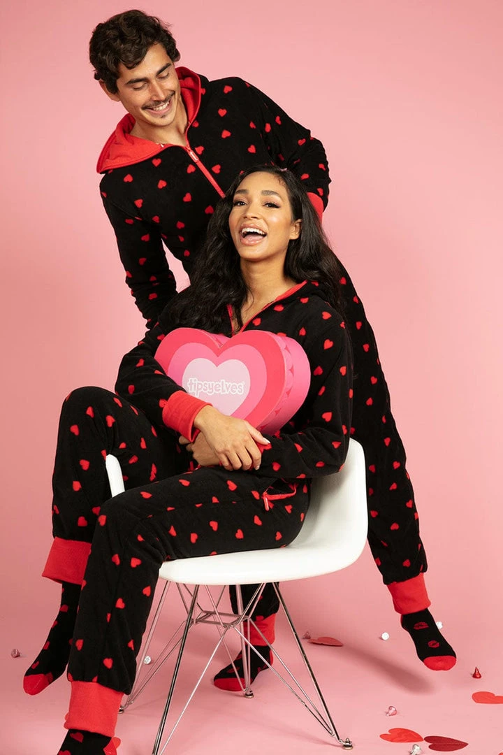 Tipsy Elves Women's Hearts On Fire Jumpsuit & Gift Box 7 Tipsy Elves Women's Hearts On Fire Jumpsuit & Gift Box