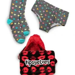 Tipsy Elves Women's Candy Hearts Underwear & Socks Gift Set 13 Tipsy Elves Women's Candy Hearts Underwear & Socks Gift Set
