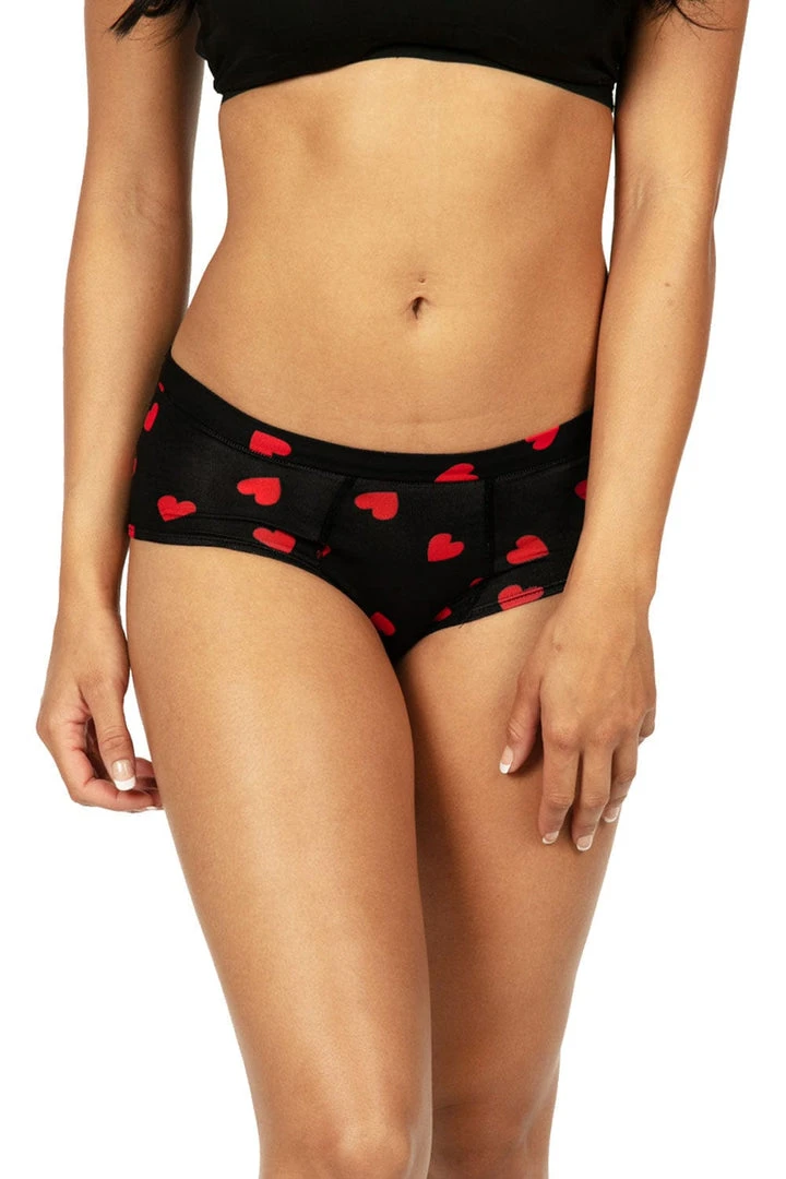 Tipsy Elves Women's Hearts On Fire Underwear & Socks Gift Set 9 Tipsy Elves Women's Hearts On Fire Underwear & Socks Gift Set