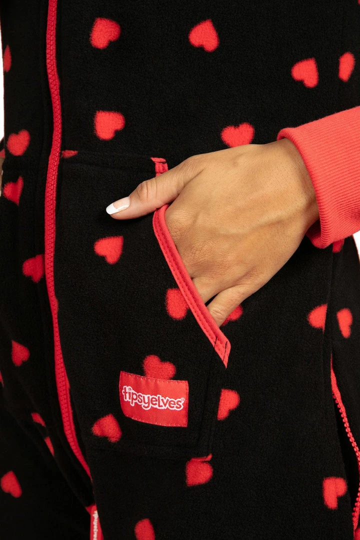 Tipsy Elves Women's Hearts On Fire Jumpsuit & Gift Box 10 Tipsy Elves Women's Hearts On Fire Jumpsuit & Gift Box