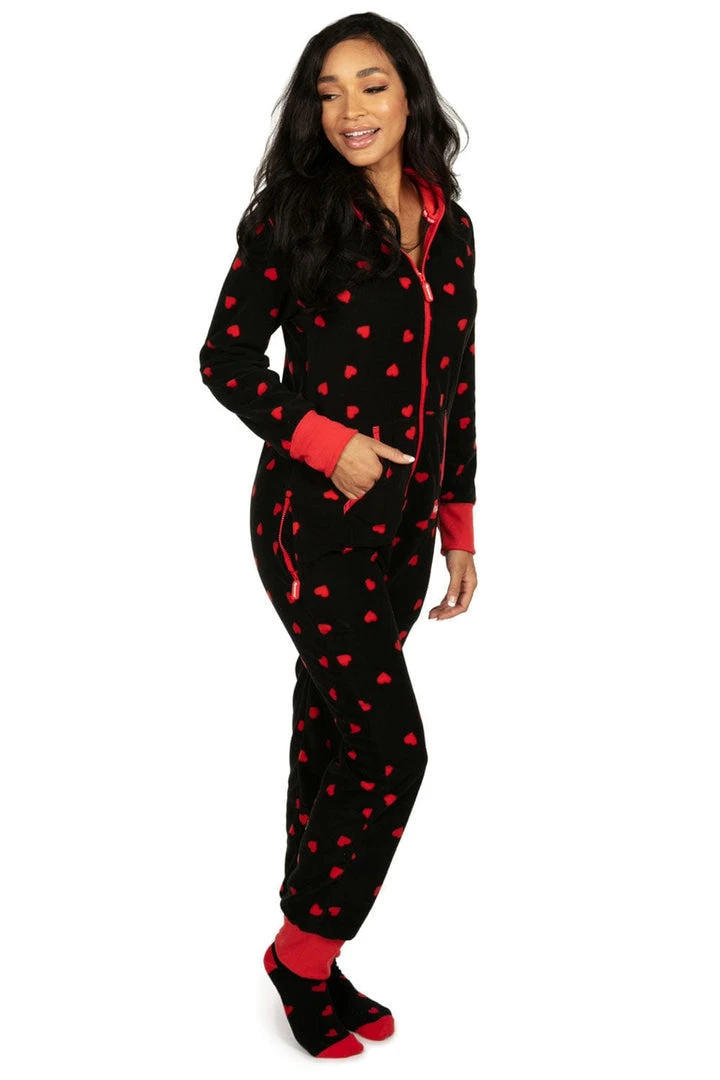 Tipsy Elves Women's Hearts On Fire Jumpsuit & Gift Box 9 Tipsy Elves Women's Hearts On Fire Jumpsuit & Gift Box