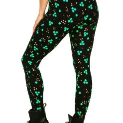 Tipsy Elves Metallic Cluster High Waisted Leggings