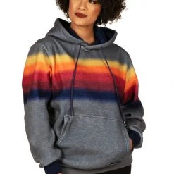 Tipsy Elves Women's Orange Haze Fleece Hoodie