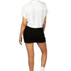 Tipsy Elves Women's Pastel Bunnies Button Down Shirt