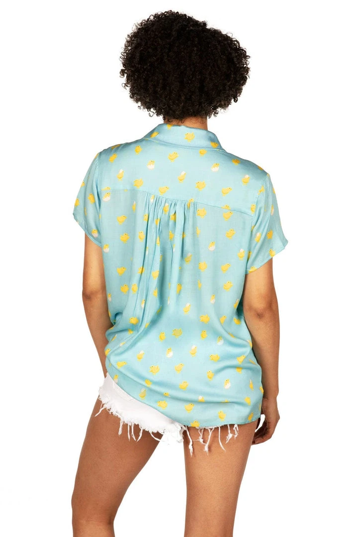 Tipsy Elves Women's Chick Magnet Button Down Shirt 4 Tipsy Elves Women's Chick Magnet Button Down Shirt