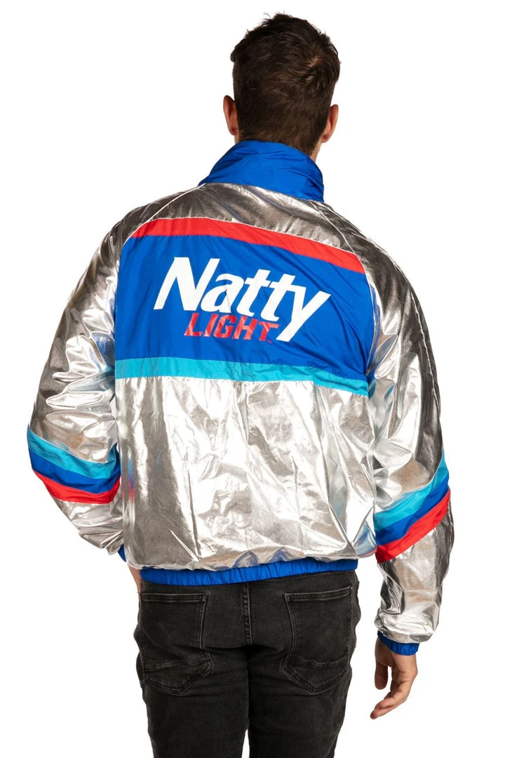 Tipsy Elves Men's Natural Light Windbreaker Jacket Patriotic 4 Tipsy Elves Men's Natural Light Windbreaker Jacket Patriotic