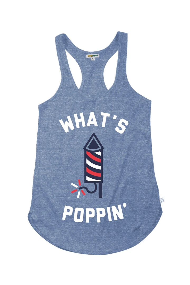 Tipsy Elves Women's What's Poppin' Tank Top 4 Tipsy Elves Women's What's Poppin' Tank Top