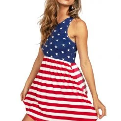 Tipsy Elves Women's American Flag Sundress