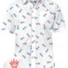 Tipsy Elves Men's Pineapple Patriotism Button Down Shirt Patriotic 2 Tipsy Elves Men's Pineapple Patriotism Button Down Shirt Patriotic