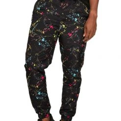 Tipsy Elves Men's Neon Nightcrawl Windbreaker Pants