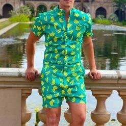 Tipsy Elves Men Havana Banana RompHim 14 Tipsy Elves Men Havana Banana RompHim