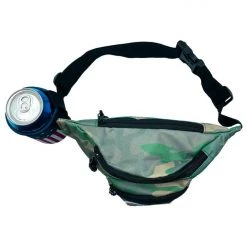 Tipsy Elves Patriotic USA Camo Fanny Pack With Drink Holder