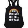 Tipsy Elves Kiss Whoever You Want Tank Top - Women's Cut 1 Tipsy Elves Kiss Whoever You Want Tank Top - Women's Cut