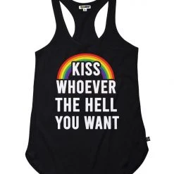Tipsy Elves Kiss Whoever You Want Tank Top - Women's Cut