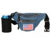Tipsy Elves Blue Jean Buckle Fanny Pack With Drink Holder 1 Tipsy Elves Blue Jean Buckle Fanny Pack With Drink Holder