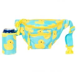 Tipsy Elves Rubber Ducky Fanny Pack With Drink Holder Fanny Packs