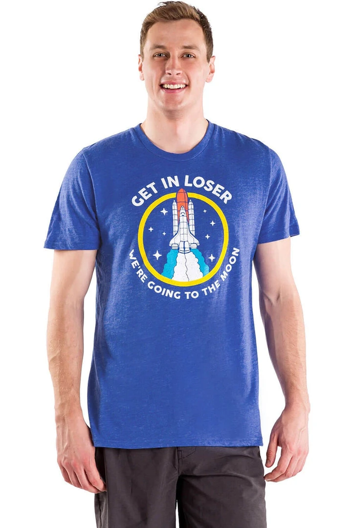 Tipsy Elves Patriotic Men's We're Going To The Moon Tee 4 Tipsy Elves Patriotic Men's We're Going To The Moon Tee