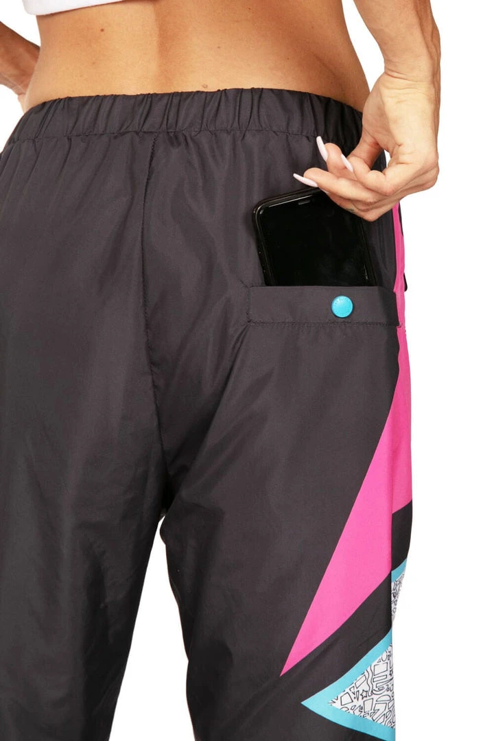 Tipsy Elves Women's Electric Feel Windbreaker Pants 6 Tipsy Elves Women's Electric Feel Windbreaker Pants