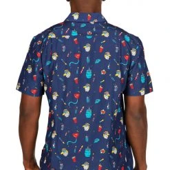 Tipsy Elves Men's Epic Eagle Keg Party Button Down Shirt 11 Tipsy Elves Men's Epic Eagle Keg Party Button Down Shirt