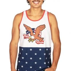 Tipsy Elves Men's Epic Eagle Landing Tank Top