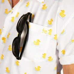 Tipsy Elves Spring Men's Dapper Ducky Hawaiian Shirt