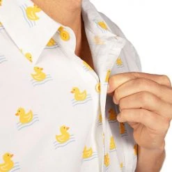 Tipsy Elves Spring Men's Dapper Ducky Hawaiian Shirt