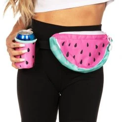Tipsy Elves Watermelon 3D Fanny Pack With Drink Holder Fanny Packs 9 Tipsy Elves Watermelon 3D Fanny Pack With Drink Holder Fanny Packs