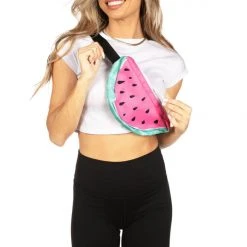 Tipsy Elves Watermelon 3D Fanny Pack With Drink Holder Fanny Packs 10 Tipsy Elves Watermelon 3D Fanny Pack With Drink Holder Fanny Packs