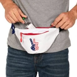 Tipsy Elves Patriotic Peace Fanny Pack