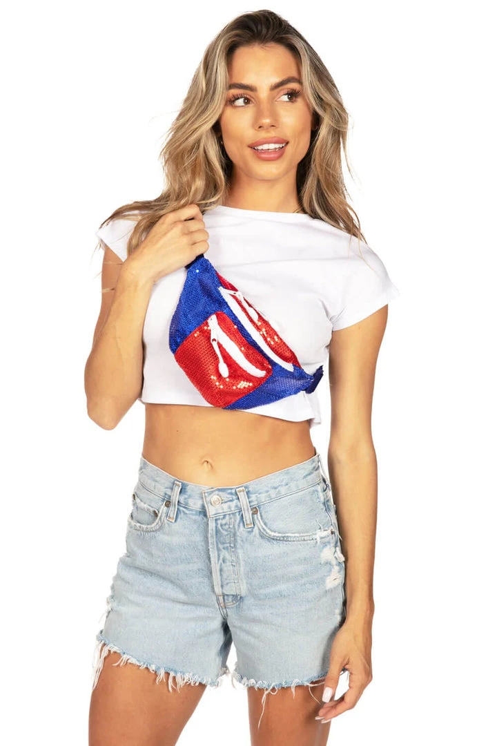 Tipsy Elves Rockets Red Glam Fanny Pack 6 Tipsy Elves Rockets Red Glam Fanny Pack