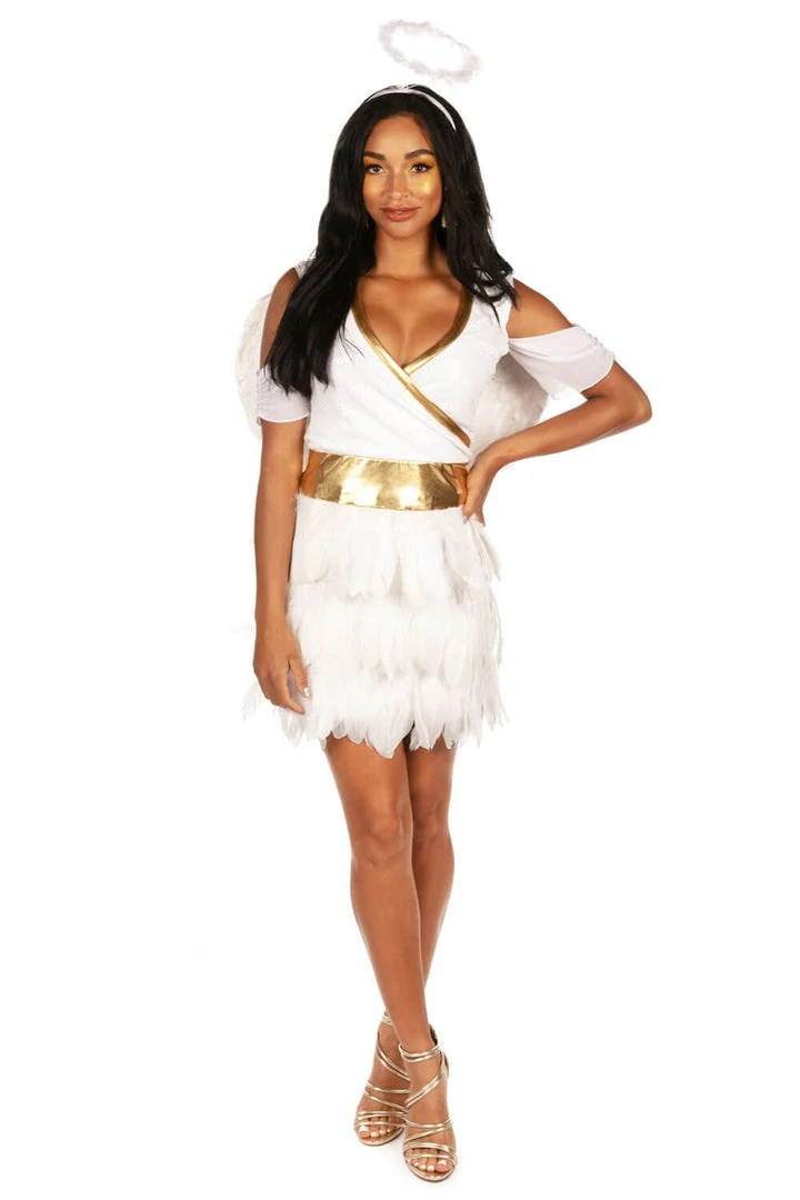 Tipsy Elves Women Angel Costume Dress 3 Tipsy Elves Women Angel Costume Dress