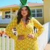 Tipsy Elves Pineapple Costume Dress 2 Tipsy Elves Pineapple Costume Dress