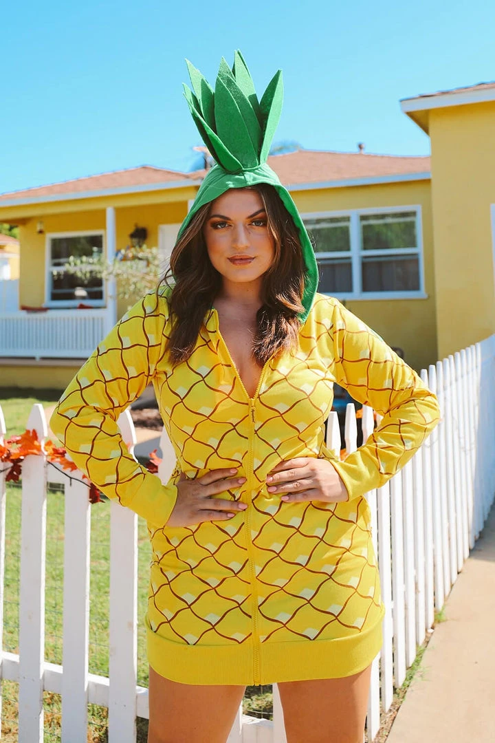 Tipsy Elves Pineapple Costume Dress 3 Tipsy Elves Pineapple Costume Dress