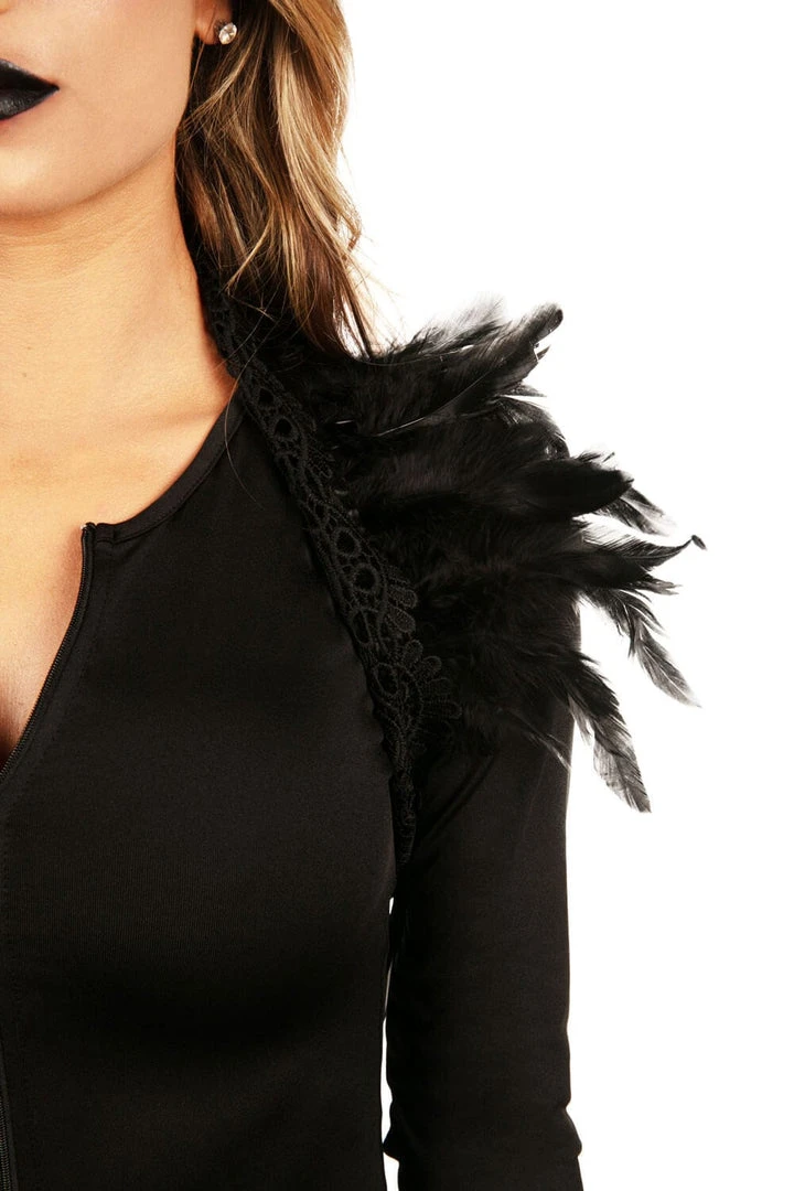 Tipsy Elves Black Raven Costume Women 6 Tipsy Elves Black Raven Costume Women