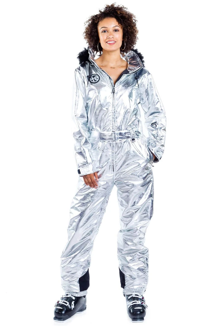 Tipsy Elves Women's Silver Bullet Snow Suit 3 Tipsy Elves Women's Silver Bullet Snow Suit