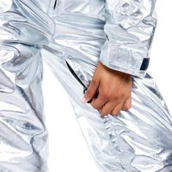 Tipsy Elves Women's Silver Bullet Snow Suit 16 Tipsy Elves Women's Silver Bullet Snow Suit