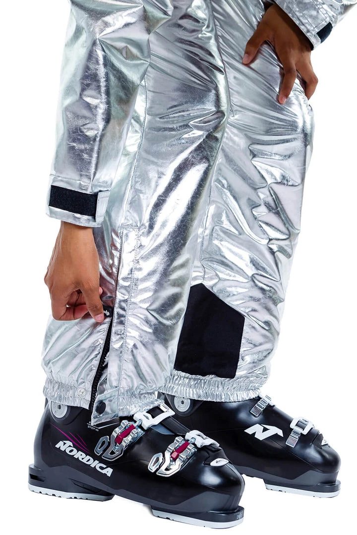 Tipsy Elves Women's Silver Bullet Snow Suit 10 Tipsy Elves Women's Silver Bullet Snow Suit