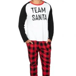 Tipsy Elves Men's Team Santa Pajama Set
