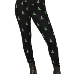 Tipsy Elves Christmas Tree High Waisted Leggings Women