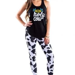 Tipsy Elves Cow Leggings Women 8 Tipsy Elves Cow Leggings Women