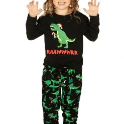 Tipsy Elves Boy's / Girl's Rawr Dinosaur Pajama Set
